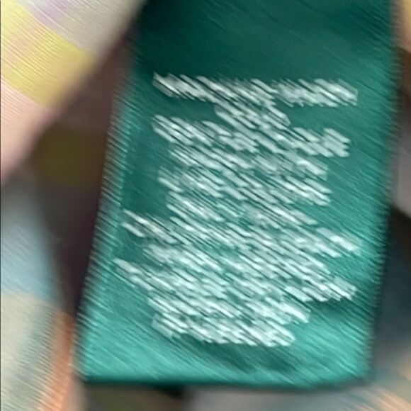 Ralph Lauren Multicolor Plaid Casual Linen Blend Roll Tab Sleeves Pockets - Picture 5 of 6